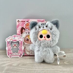 Baby Three Petit Cat Wardrobe Plush Pendant - Misty Starlet